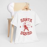Christmas Santa White Color Tshirt For Unisex Heavy Cotton Tee