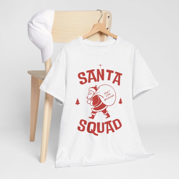 Christmas Santa White Color Tshirt For Unisex Heavy Cotton Tee