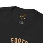 Mother Football Mom Black Color T-Shirt For Unisex Heavy Cotton Tee