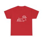 Merry Christmas Red Color T-Shirt for Unisex Heavy Cotton Tee