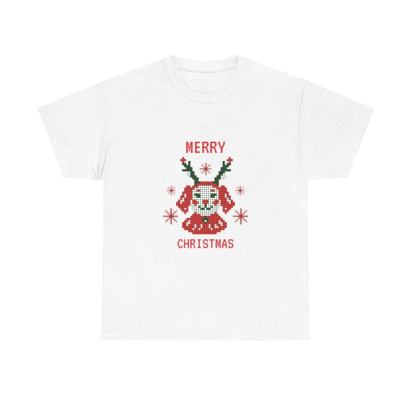 Merry Christmas White Color Tshirt For Unisex Heavy Cotton Tee