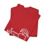 Merry Christmas Red Color T-Shirt for Unisex Heavy Cotton Tee