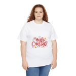 Merry Christmas White Color Tshirt For Unisex Heavy Cotton Tee Merry Christmas White Color Tshirt For Unisex Heavy Cotton Tee