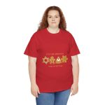 Christmas Red Color Tshirt For Unisex Heavy Cotton Tee
