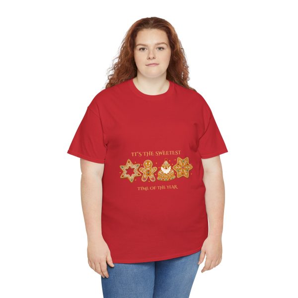 Christmas Red Color Tshirt For Unisex Heavy Cotton Tee