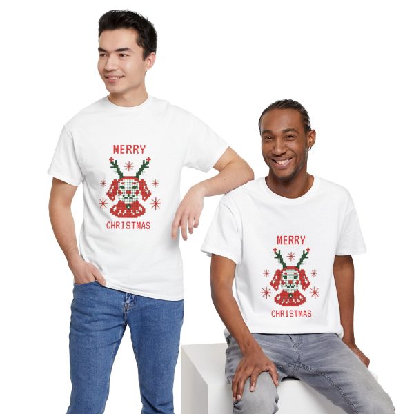 Merry Christmas White Color Tshirt For Unisex Heavy Cotton Tee