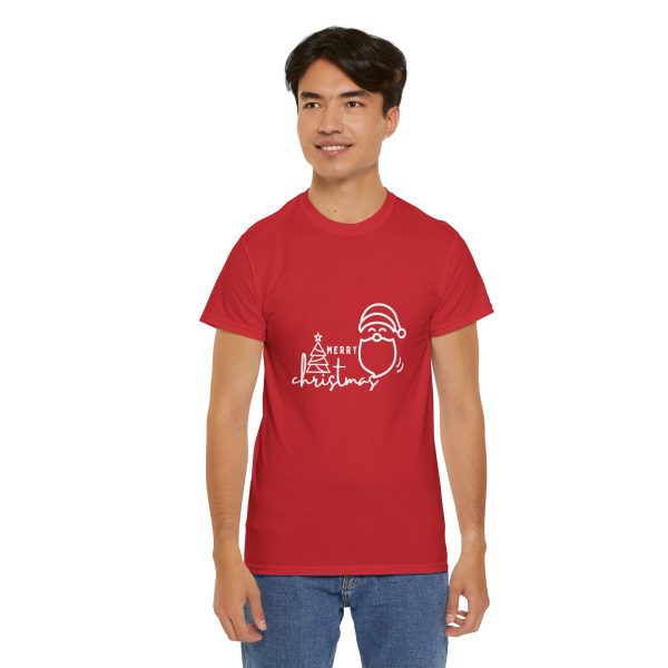 Merry Christmas Red Color T-Shirt for Unisex Heavy Cotton Tee
