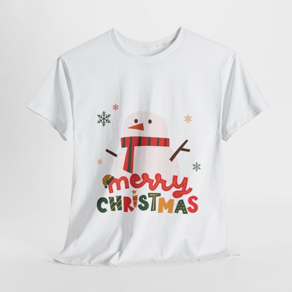 Merry Christmas White Color Tshirt For Unisex Heavy Cotton Tee