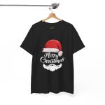 Merry Christmas Black Color T-Shirt For Unisex Heavy Cotton Tee