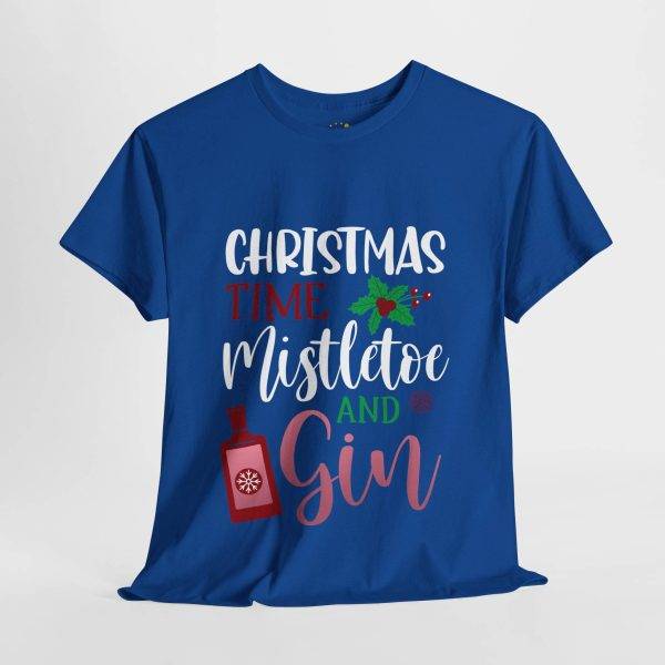 Christmas Time Royal Color T-Shirt For Unisex Heavy Cotton Tee