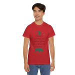 Christmas Tree Red Color Tshirt For Unisex Heavy Cotton Tee