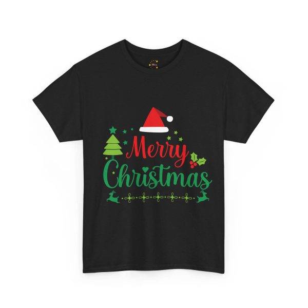 Mary Christmas Black Color T-Shirt For Unisex Heavy Cotton Tee