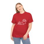 Merry Christmas Red Color T-Shirt for Unisex Heavy Cotton Tee