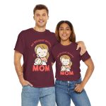 Mother My Biggest Reason Mom Maroon Color T-Shirt For Unisex Heavy Cotton Tee