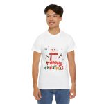 Merry Christmas White Color Tshirt For Unisex Heavy Cotton Tee