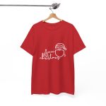Merry Christmas Red Color T-Shirt for Unisex Heavy Cotton Tee