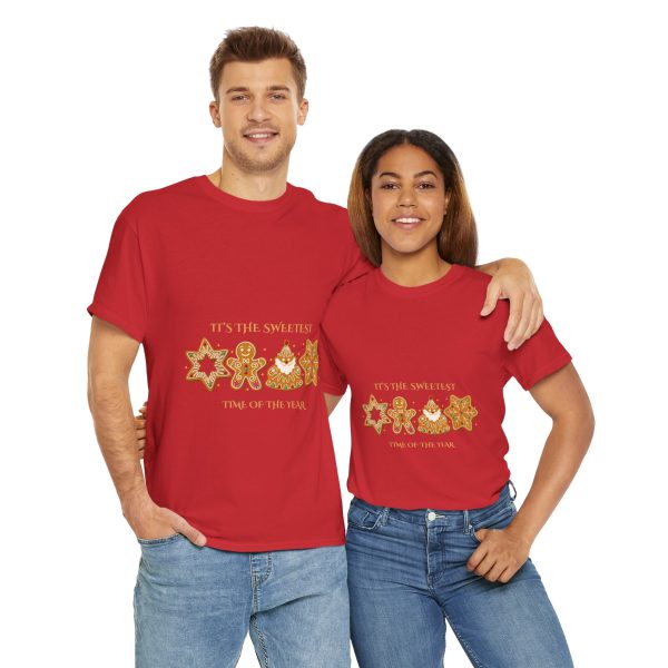 Christmas Red Color Tshirt For Unisex Heavy Cotton Tee
