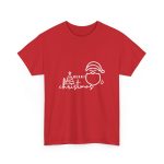 Merry Christmas Red Color T-Shirt for Unisex Heavy Cotton Tee