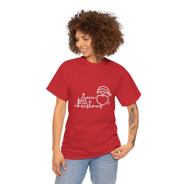 Merry Christmas Red Color T-Shirt for Unisex Heavy Cotton Tee