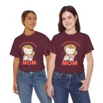 Mother My Biggest Reason Mom Maroon Color T-Shirt For Unisex Heavy Cotton Tee