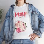 Mother Mom to be White Color Tshirt For Women Heavy Cotton Tee