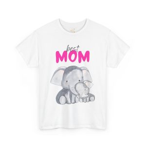 Mother best mom White Color Tshirt For women Heavy Cotton Tee