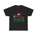 Mary Christmas Black Color T-Shirt For Unisex Heavy Cotton Tee