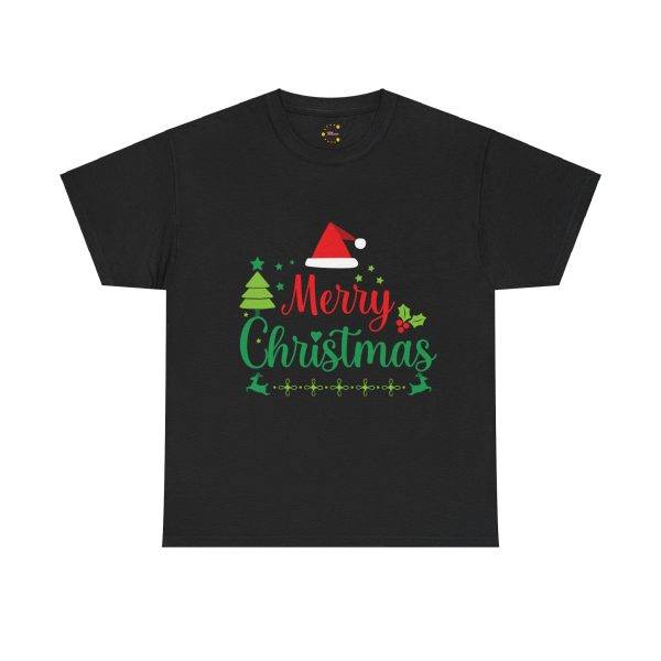 Mary Christmas Black Color T-Shirt For Unisex Heavy Cotton Tee
