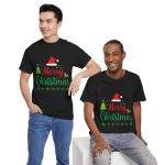 Mary Christmas Black Color T-Shirt For Unisex Heavy Cotton Tee