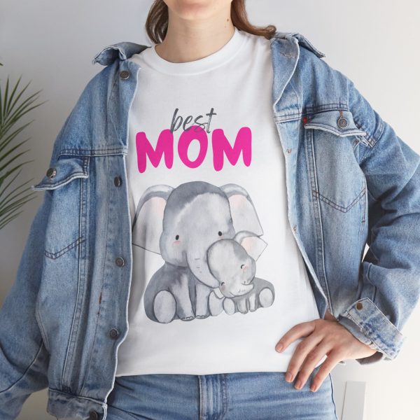 Mother best mom White Color Tshirt For women Heavy Cotton Tee