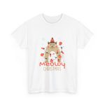 Meowy Christmas White Color Tshirt For Unisex Heavy Cotton Tee