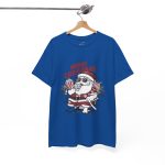 Santa Merry Christmas Royal Color T-Shirt For Unisex Heavy Cotton Tee