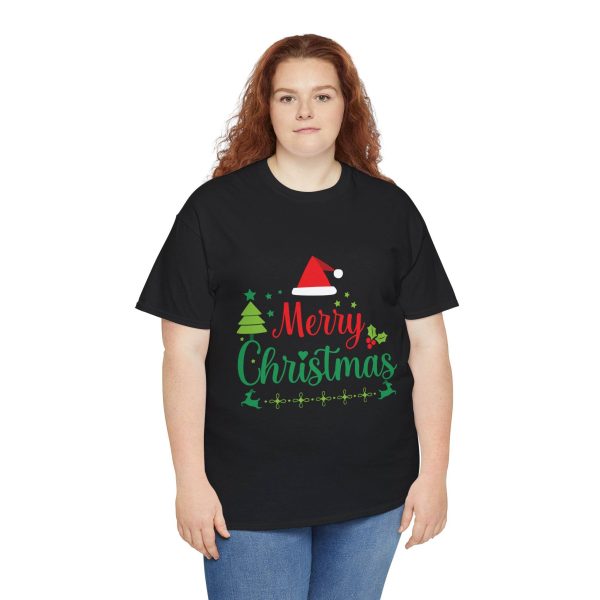 Mary Christmas Black Color T-Shirt For Unisex Heavy Cotton Tee