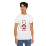 Merry Christmas White Color Tshirt For Unisex Heavy Cotton Tee