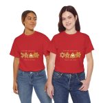 Christmas Red Color Tshirt For Unisex Heavy Cotton Tee