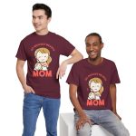 Mother My Biggest Reason Mom Maroon Color T-Shirt For Unisex Heavy Cotton Tee