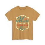 Mother Proud Mom Old Gold Color T-Shirt For Unisex Heavy Cotton Tee