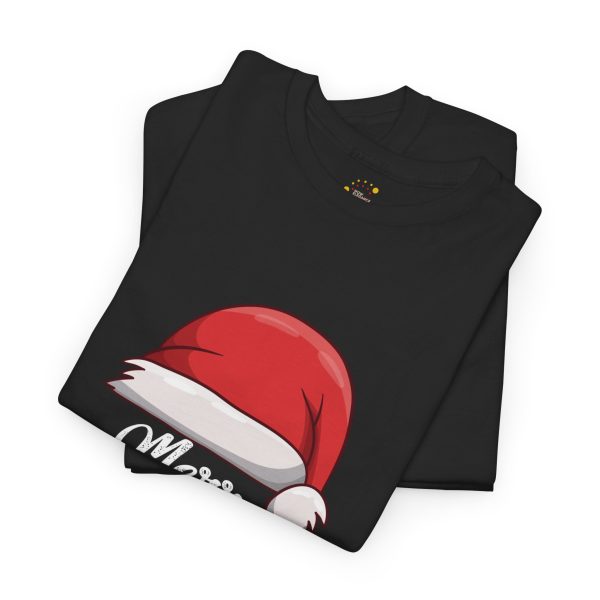 Merry Christmas Black Color T-Shirt For Unisex Heavy Cotton Tee