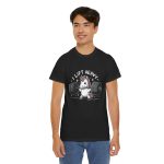 Unicorn Gym Black Color T-Shirt For Unisex Heavy Cotton Tee