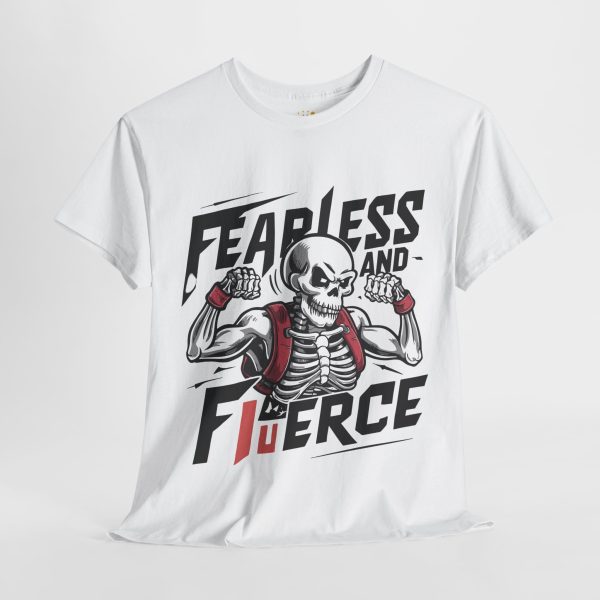 Fearless and fierce white Color T-Shirt For Unisex Heavy Cotton Tee Fearless and fierce white Color T-Shirt For Unisex Heavy Cotton Tee