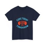 Gym Sore Today Tomorrow Navy Color T-Shirt For Men Heavy Cotton Tee Gym Sore Today Tomorrow Navy Color T-Shirt For Men Heavy Cotton Tee