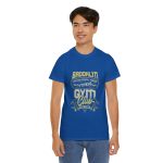 Brooklyn GYM Club Blue Color T-Shirt For Unisex Heavy Cotton Tee