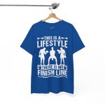 Gym This Is The Lifestyle Royal Color T-Shirt For Unisex Heavy Cotton Tee