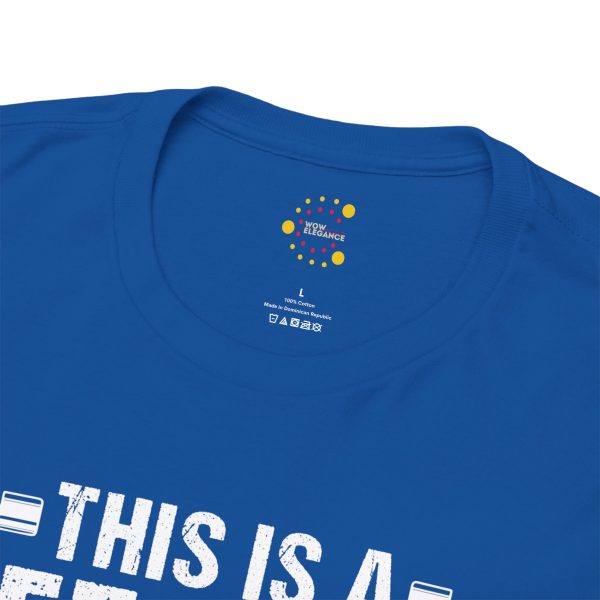 Gym This Is The Lifestyle Royal Color T-Shirt For Unisex Heavy Cotton Tee