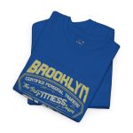 Brooklyn GYM Club Blue Color T-Shirt For Unisex Heavy Cotton Tee