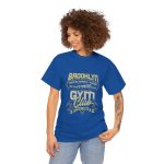 Brooklyn GYM Club Blue Color T-Shirt For Unisex Heavy Cotton Tee