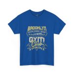 Brooklyn GYM Club Blue Color T-Shirt For Unisex Heavy Cotton Tee