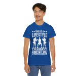 Gym This Is The Lifestyle Royal Color T-Shirt For Unisex Heavy Cotton Tee