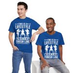 Gym This Is The Lifestyle Royal Color T-Shirt For Unisex Heavy Cotton Tee