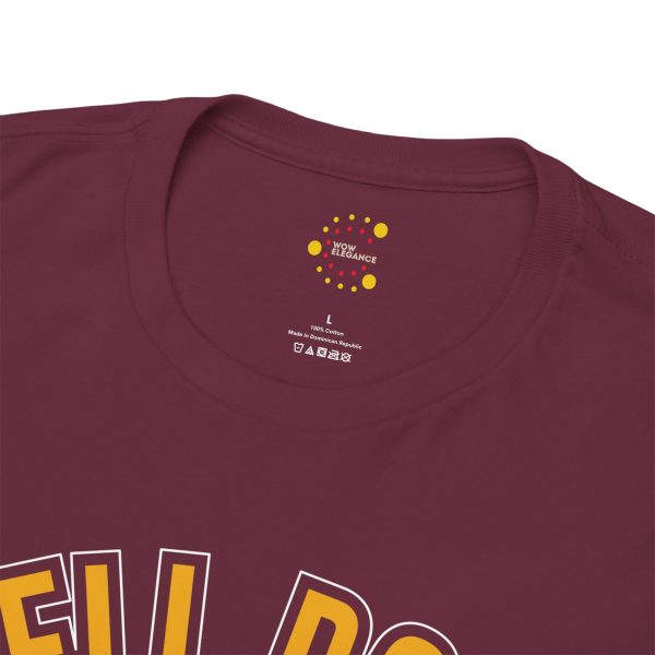 Gym Well Done Maroon Color T-Shirt For Unisex Heavy Cotton Tee